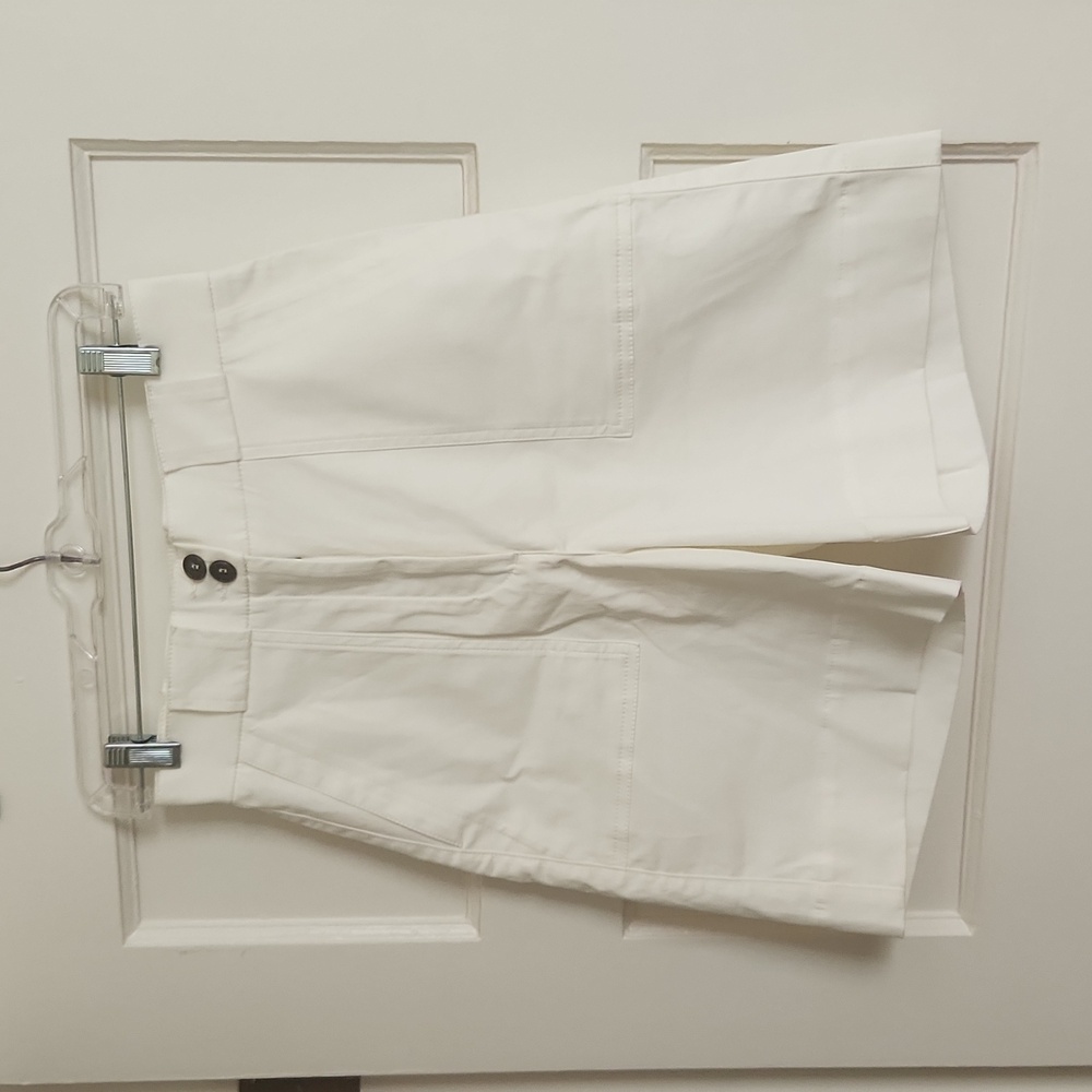 Tomas maier high waist white shortd